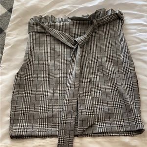Shein plaid skirt